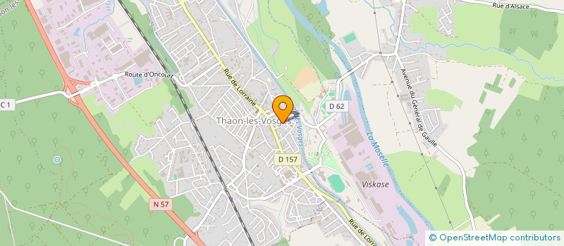 localisation de l'entreprise MADAME FABIENNE FLOQUET  THAON-LES-VOSGES