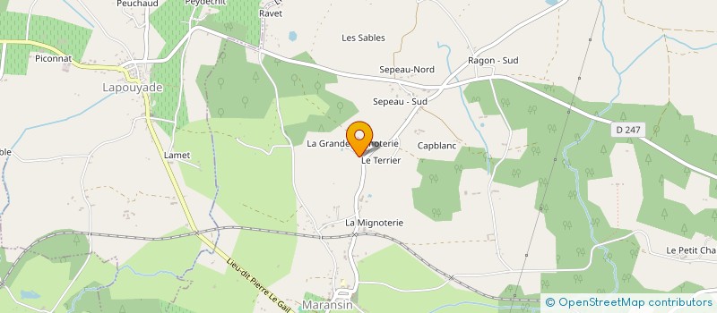 localisation de l'entreprise MADAME FABIENNE FORTIN à MARANSIN