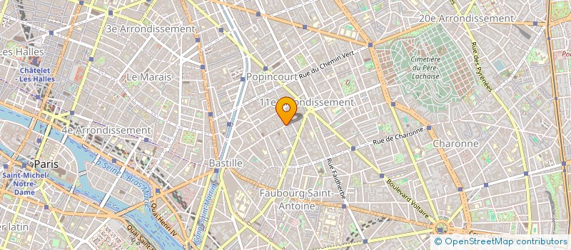 localisation de l'entreprise MADAME FABIENNE FOURNIER  PARIS