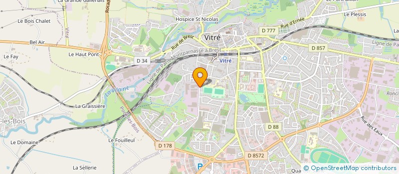 localisation de l'entreprise MADAME FABIENNE FOUVIL  REZE