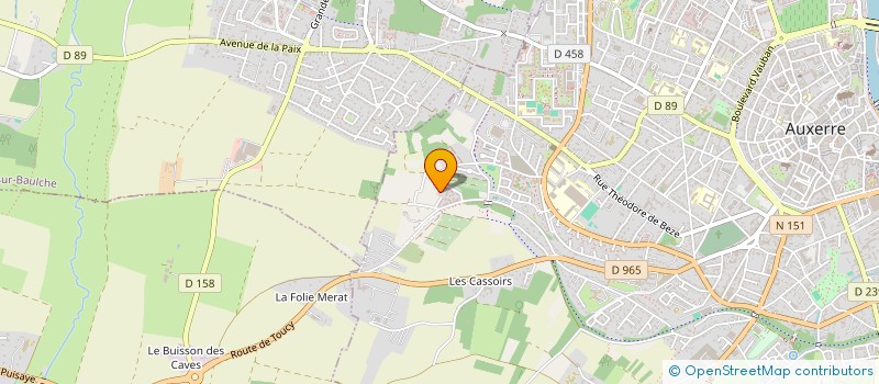 localisation de l'entreprise MADAME FABIENNE FRANCOIS à AUXERRE