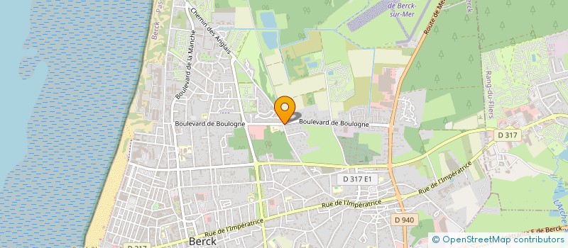 localisation de l'entreprise MADAME FABIENNE FRANCOISE CELTON  BERCK