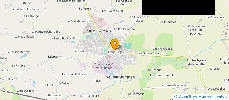 localisation de l'entreprise MADAME FABIENNE FRANGEUL  DOMAGNE