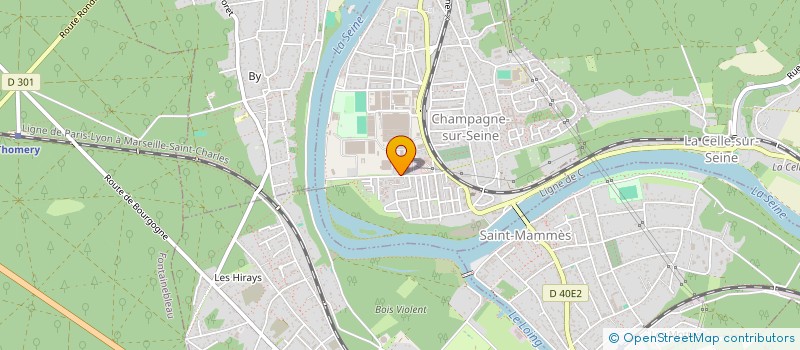 localisation de l'entreprise MADAME FABIENNE FRECINAT BERNABEU GIL  CHAMPAGNE-SUR-SEINE