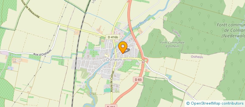 localisation de l'entreprise MADAME FABIENNE FRIEH  OSTHEIM