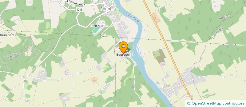 localisation de l'entreprise MADAME FABIENNE FROIDEVAUX  BONNES