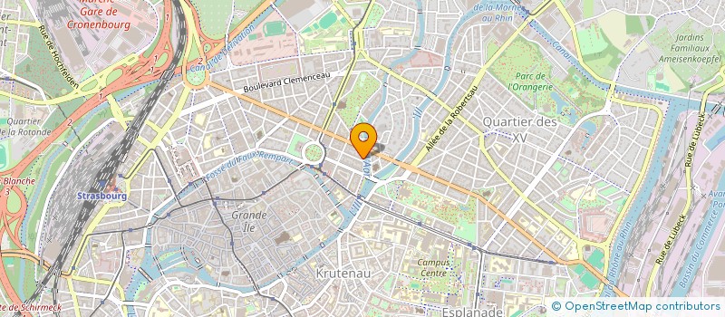 localisation de l'entreprise MADAME FABIENNE FUCHS à STRASBOURG