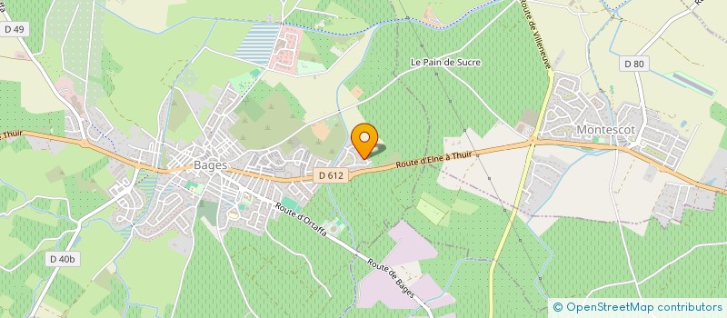 localisation de l'entreprise MADAME FABIENNE FURCADE  BAGES