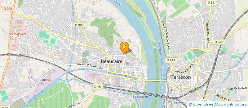 localisation de l'entreprise MADAME FABIENNE GABRIAC  BEAUCAIRE