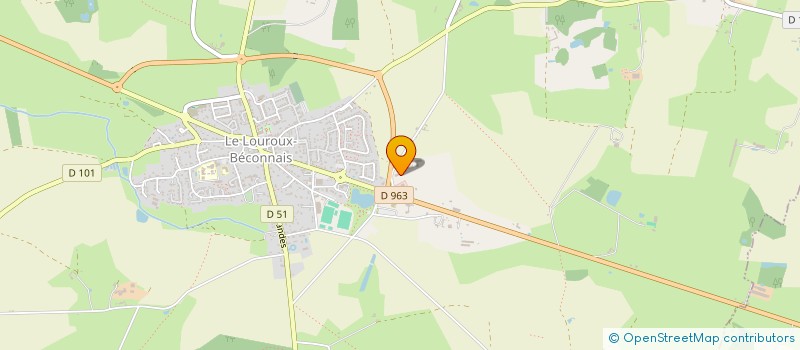 localisation de l'entreprise MADAME FABIENNE GACHOT  VAL D'ERDRE-AUXENCE