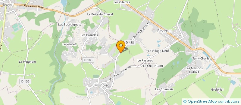 localisation de l'entreprise MADAME FABIENNE GALLIGARI à MONTMARAULT