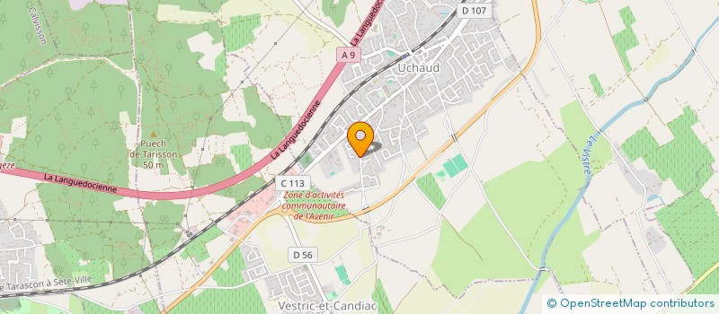 localisation de l'entreprise MADAME FABIENNE GARCIA  UCHAUD