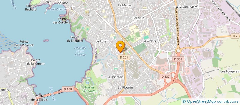 localisation de l'entreprise MADAME FABIENNE GARNIER  SAINT-MALO