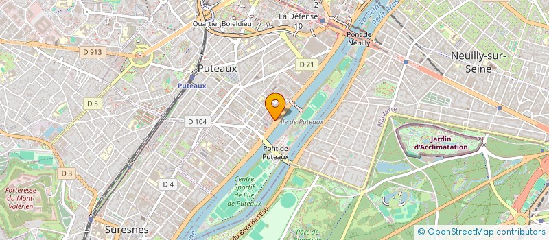 localisation de l'entreprise MADAME FABIENNE GASNIER  PUTEAUX