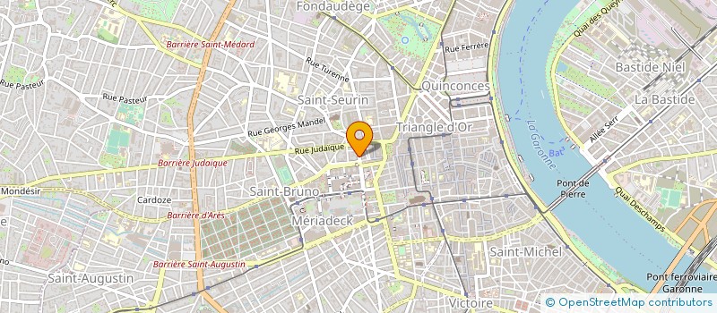 localisation de l'entreprise MADAME FABIENNE GASTEUIL  BORDEAUX