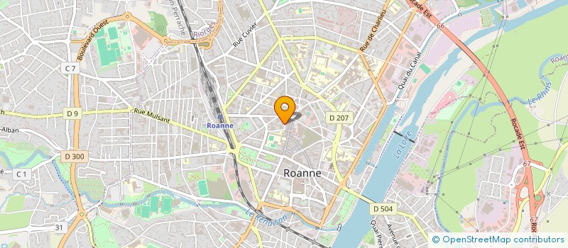 localisation de l'entreprise MADAME FABIENNE GAUTHIER à ROANNE