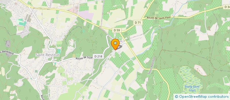 localisation de l'entreprise MADAME FABIENNE GAUTHIER  SAINT-RESTITUT