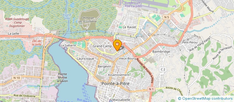 localisation de l'entreprise MADAME FABIENNE GENTEUIL à LES ABYMES