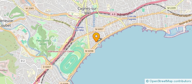 localisation de l'entreprise MADAME FABIENNE GERARD  CAGNES-SUR-MER