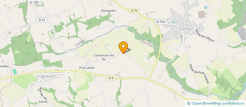 localisation de l'entreprise MADAME FABIENNE GERMI  COATREVEN