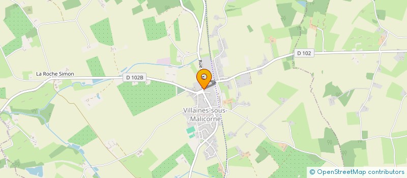 localisation de l'entreprise MADAME FABIENNE GERVAIS  VILLAINES-SOUS-MALICORNE