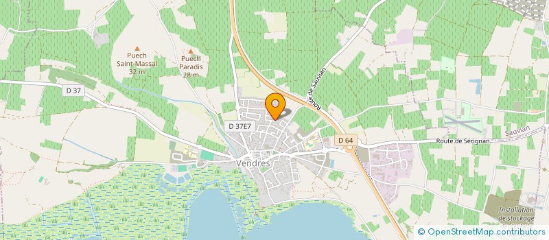 localisation de l'entreprise MADAME FABIENNE GHILARDI  VENDRES