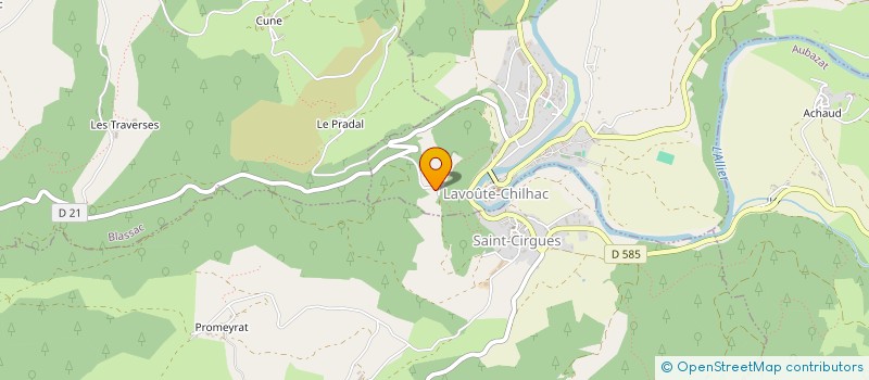 localisation de l'entreprise MADAME FABIENNE GIANGRASSO à BLASSAC