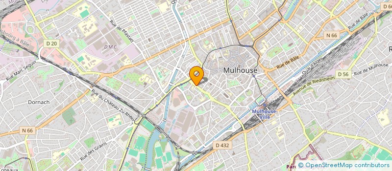 localisation de l'entreprise MADAME FABIENNE GIDEMANN  MULHOUSE