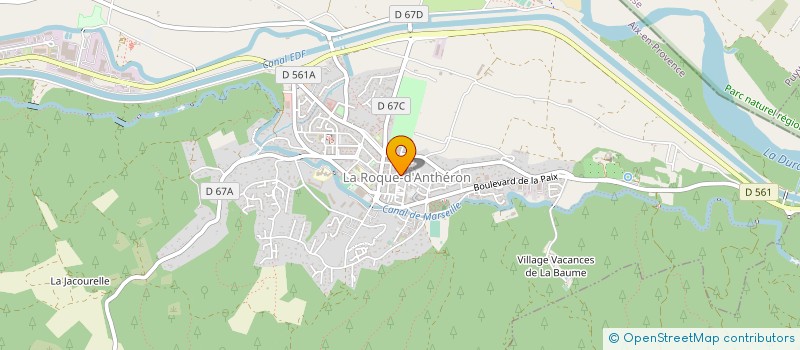 localisation de l'entreprise MADAME FABIENNE GIGANTE  LA ROQUE D'ANTHERON