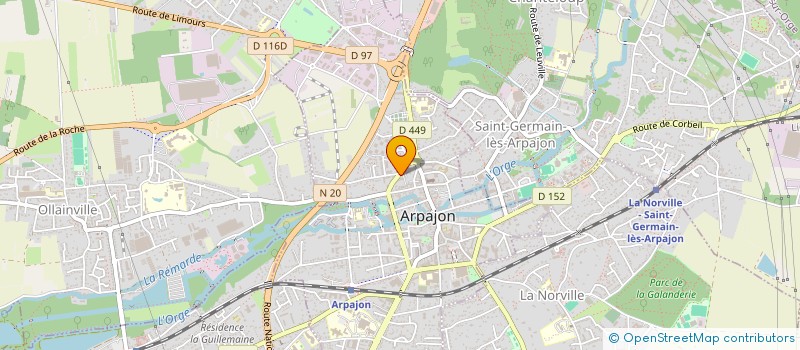 localisation de l'entreprise MADAME FABIENNE GILLAS à ARPAJON