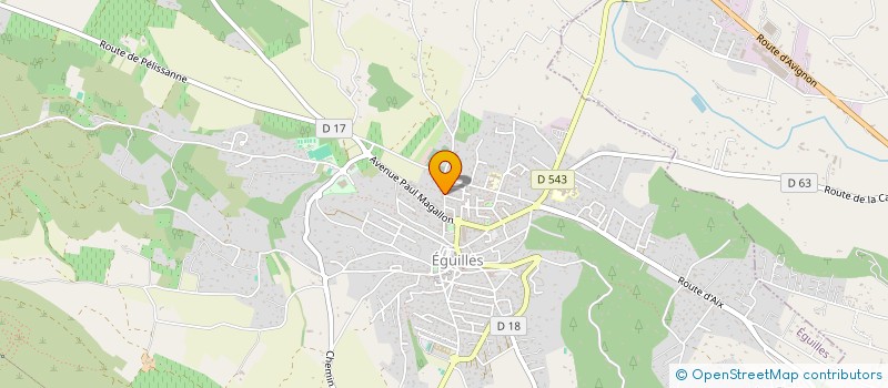 localisation de l'entreprise MADAME FABIENNE GIORGIO  EGUILLES