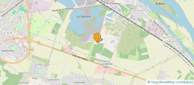 localisation de l'entreprise MADAME FABIENNE GOBE  GAILLON