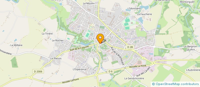 localisation de l'entreprise MADAME FABIENNE GOBIN  LE POIRE-SUR-VIE