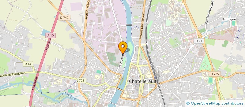 localisation de l'entreprise MADAME FABIENNE GODEFROI à CHATELLERAULT