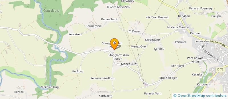 localisation de l'entreprise MADAME FABIENNE GODEY à CHATEAUNEUF-DU-FAOU