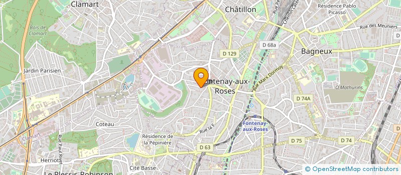 localisation de l'entreprise MADAME FABIENNE GOUBERT à FONTENAY-AUX-ROSES