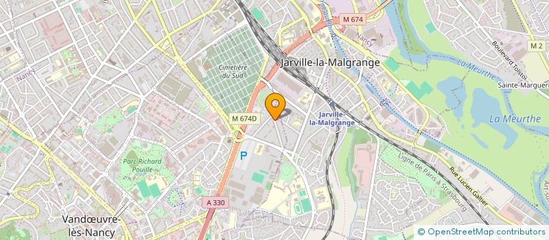localisation de l'entreprise MADAME FABIENNE GOUBLER à VANDŒUVRE-LES-NANCY