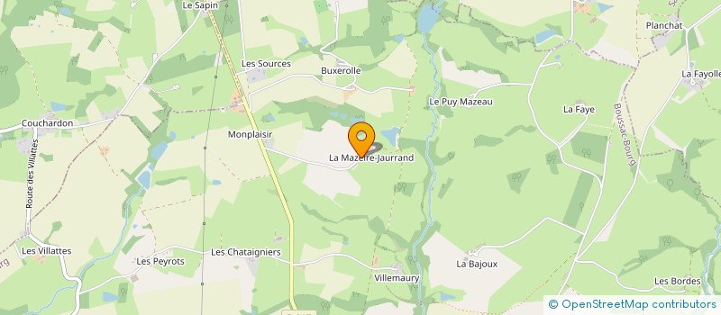 localisation de l'entreprise MADAME FABIENNE GOUGET à BOUSSAC-BOURG