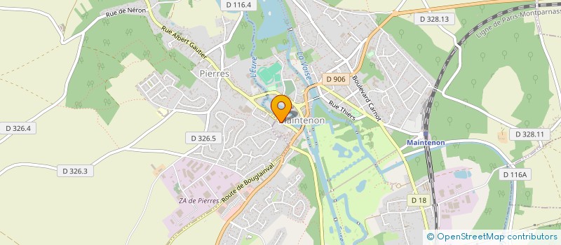 localisation de l'entreprise MADAME FABIENNE GOUIN à MAINTENON
