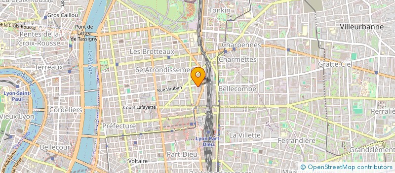 localisation de l'entreprise MADAME FABIENNE GOURNAC  LYON