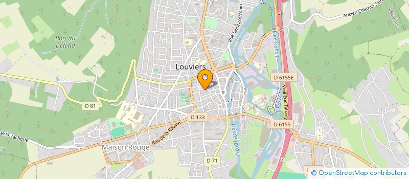 localisation de l'entreprise MADAME FABIENNE GRANDOU à LOUVIERS