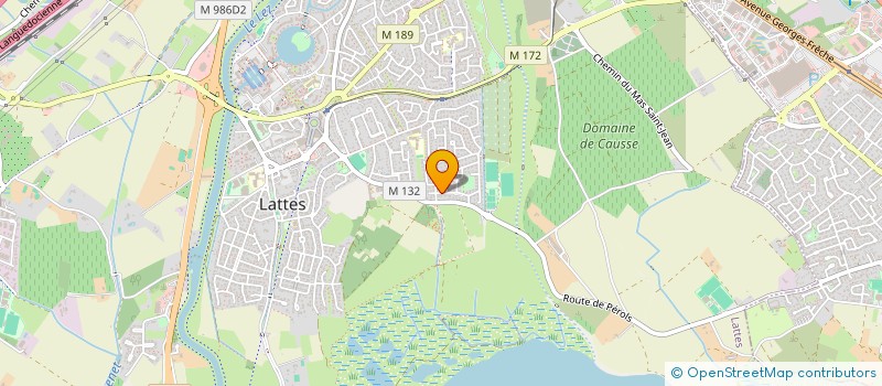 localisation de l'entreprise MADAME FABIENNE GRAS à LATTES