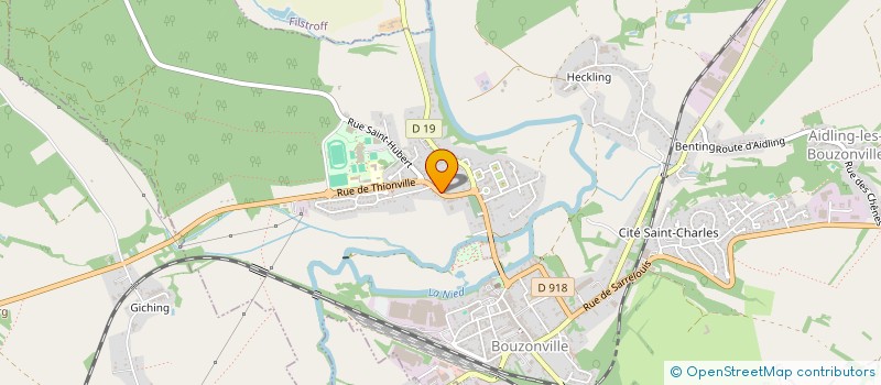 localisation de l'entreprise MADAME FABIENNE GRAVET  BOUZONVILLE