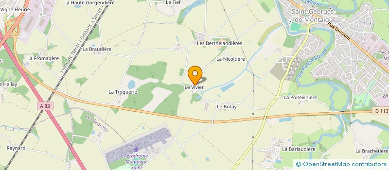localisation de l'entreprise MADAME FABIENNE GRELET à MONTAIGU-VENDEE