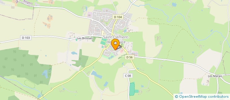 localisation de l'entreprise MADAME FABIENNE GRIESMAR  SAINT-CLEMENT-DE-LA-PLACE