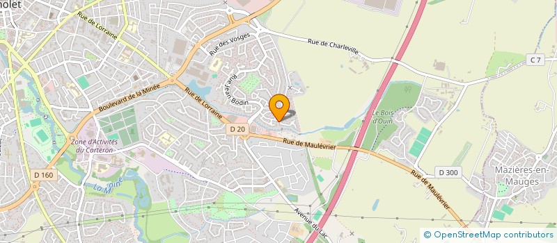 localisation de l'entreprise MADAME FABIENNE GROLLEAU à CHOLET