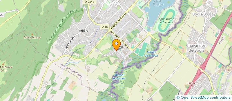 localisation de l'entreprise MADAME FABIENNE GROSSET-BOURBANGE  SAUVERNY