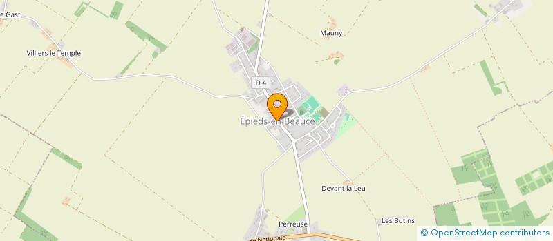 localisation de l'entreprise MADAME FABIENNE GRUWEZ à EPIEDS-EN-BEAUCE