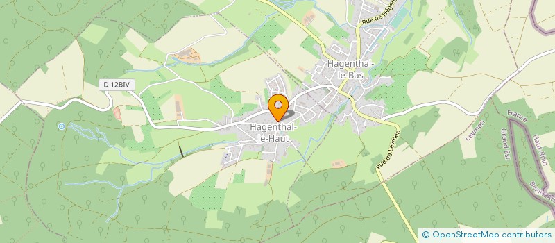 localisation de l'entreprise MADAME FABIENNE GSELL  HAGENTHAL-LE-BAS