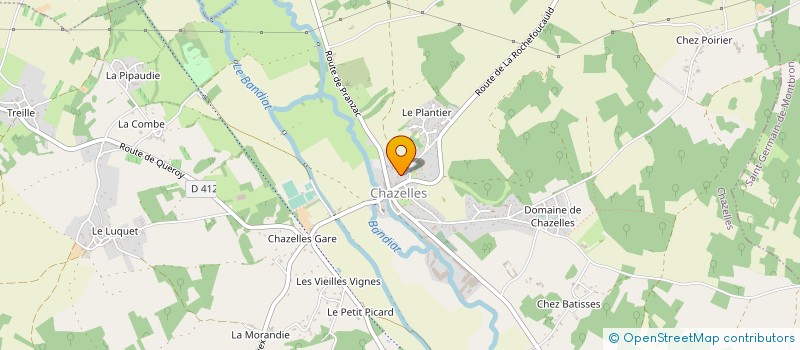 localisation de l'entreprise MADAME FABIENNE GUEDON à CHAZELLES